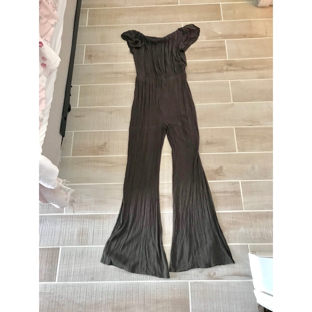 Off The Shoulder Wide Legged Jumpsuit